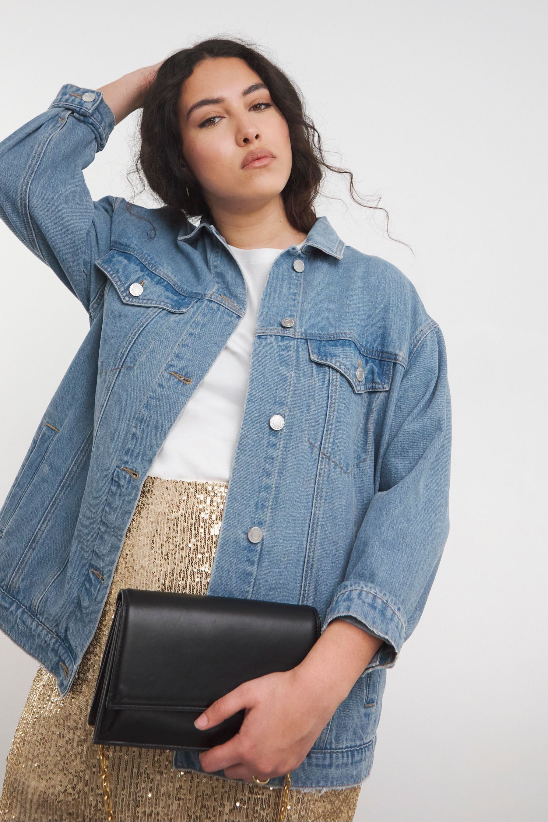 Simply be denim jacket store