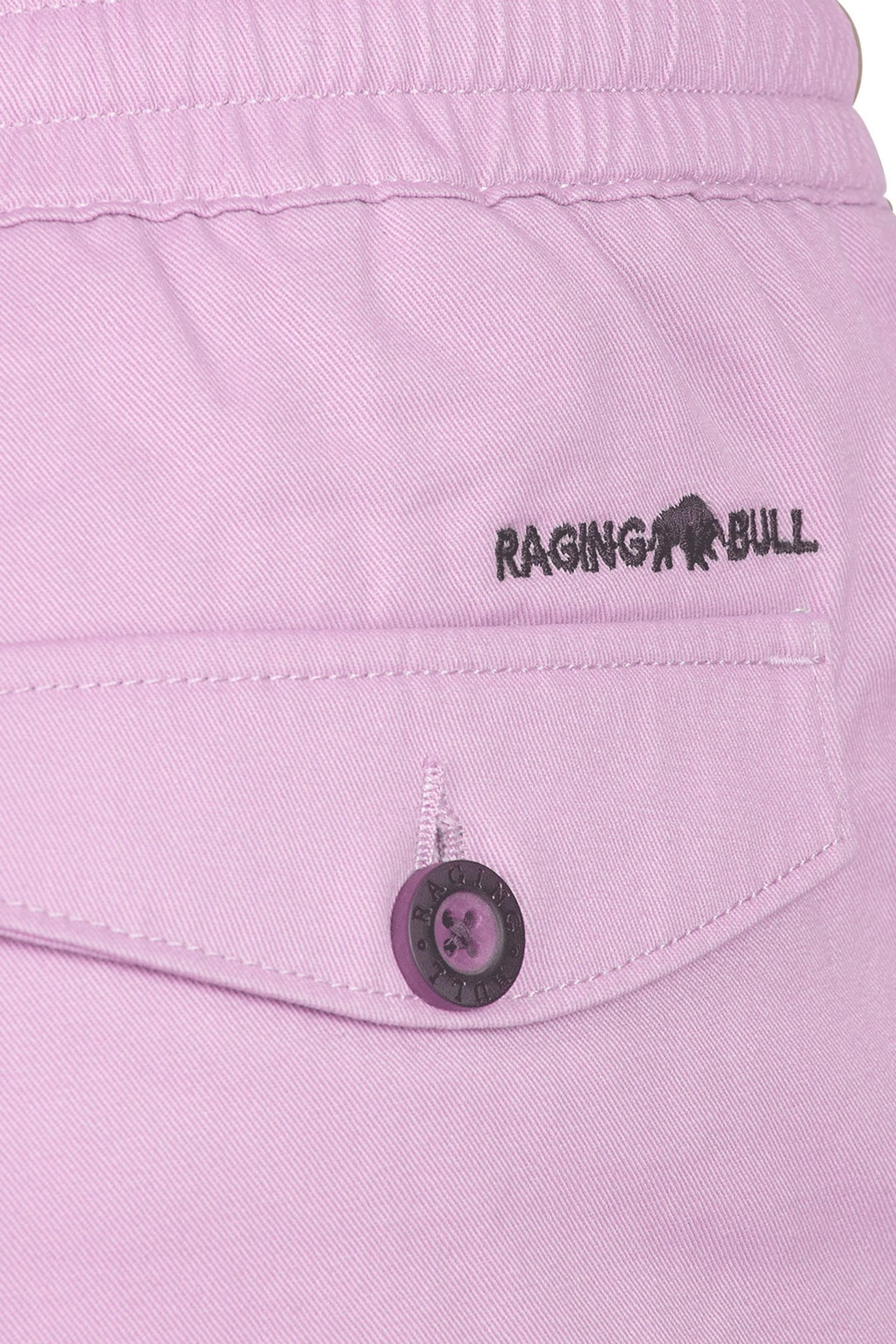 Raging Bull Pink Stretch Chino Shorts - Image 6 of 6