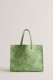 Ted Baker Green Linacon Linear Floral Icon Bag - Image 1 of 4