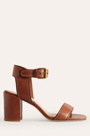 Boden Brown Ankle Strap Heeled Sandals - Image 2 of 4