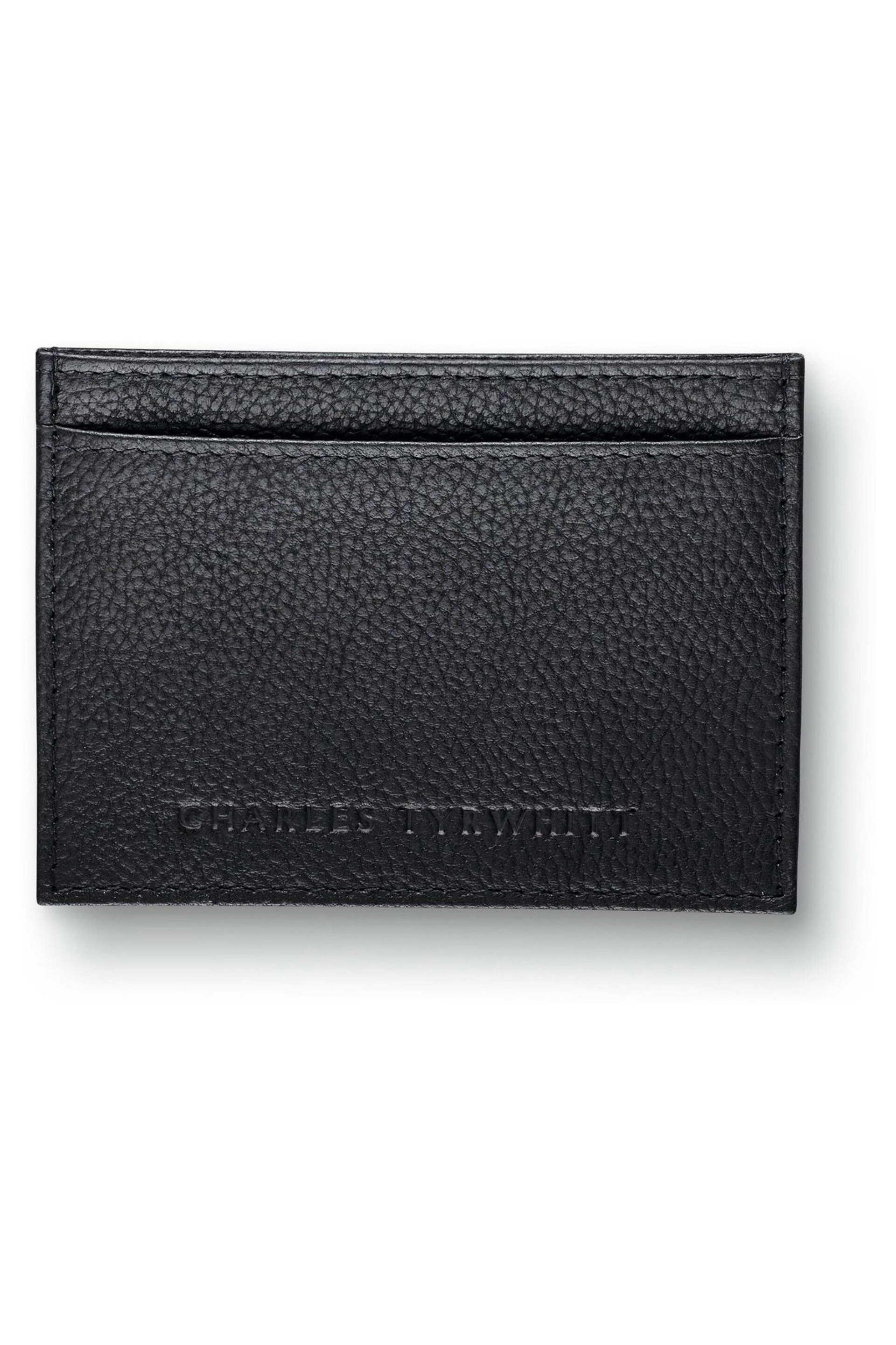 Charles Tyrwhitt Black Leather Card Holder - Image 3 of 4