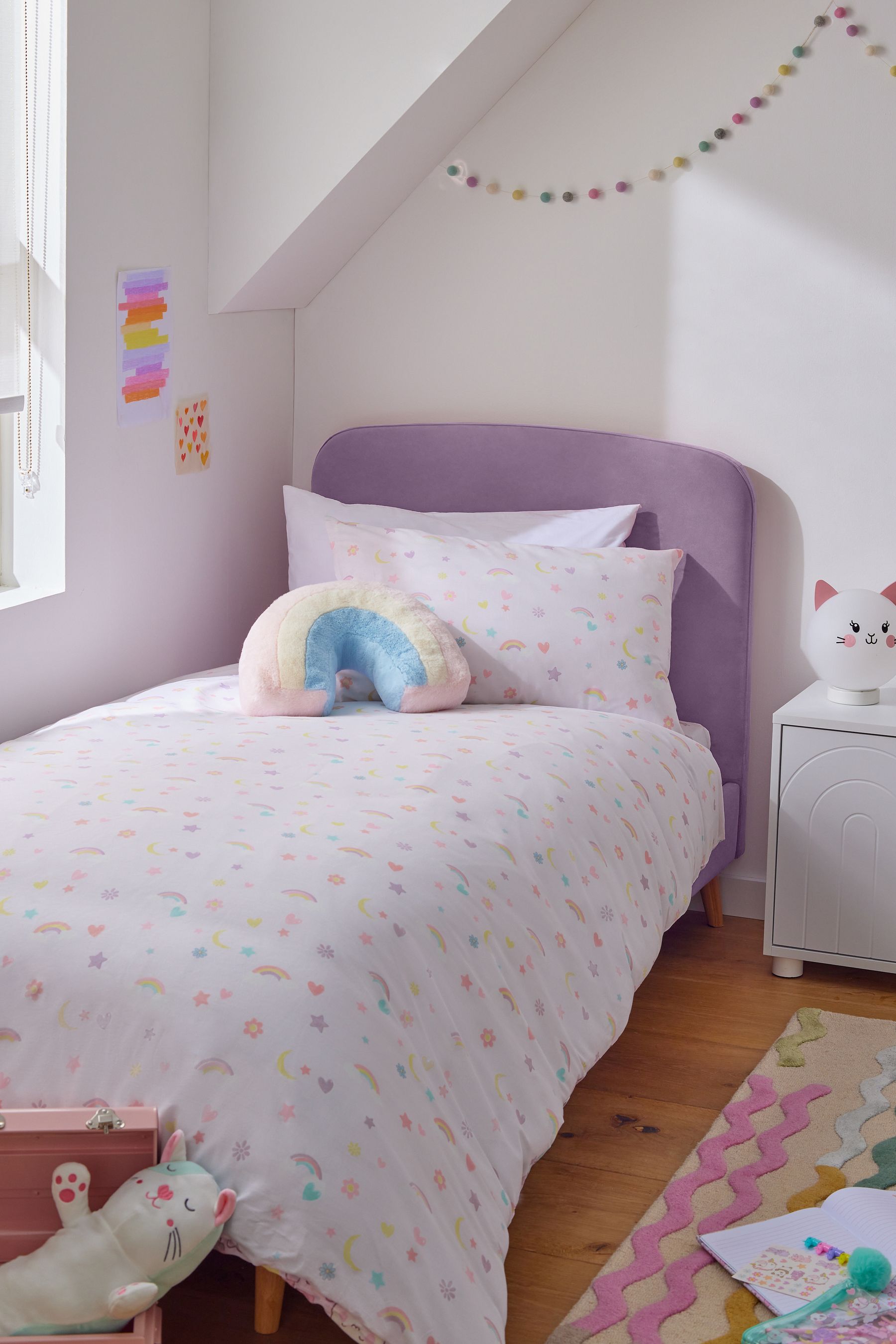 Unicorn cot bed duvet set on sale