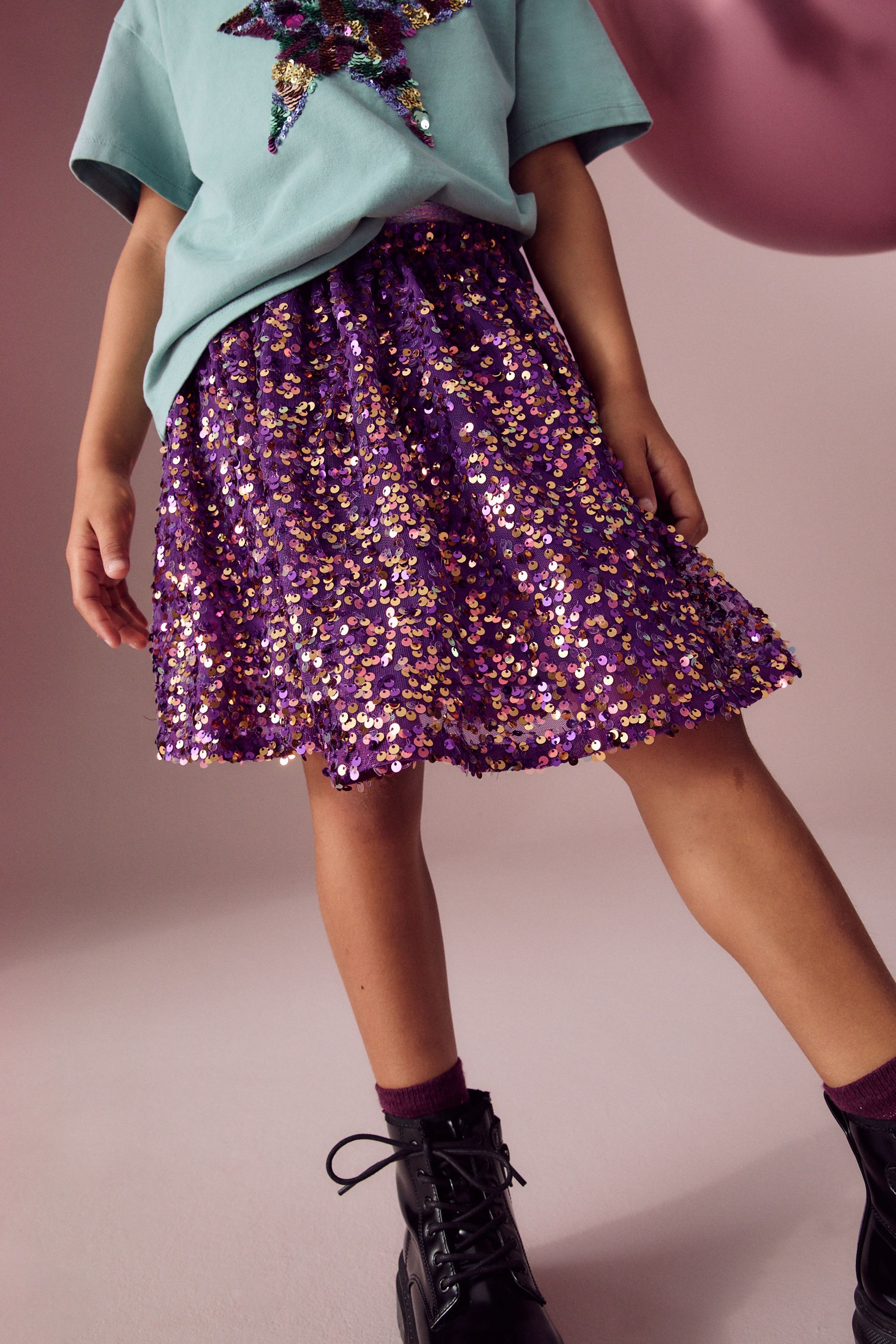 Girls sequin skirt outlet
