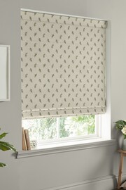 Sophie Allport Neutral Green Olive Made to Measure 100% Cotton Roman Blinds - Image 2 of 6