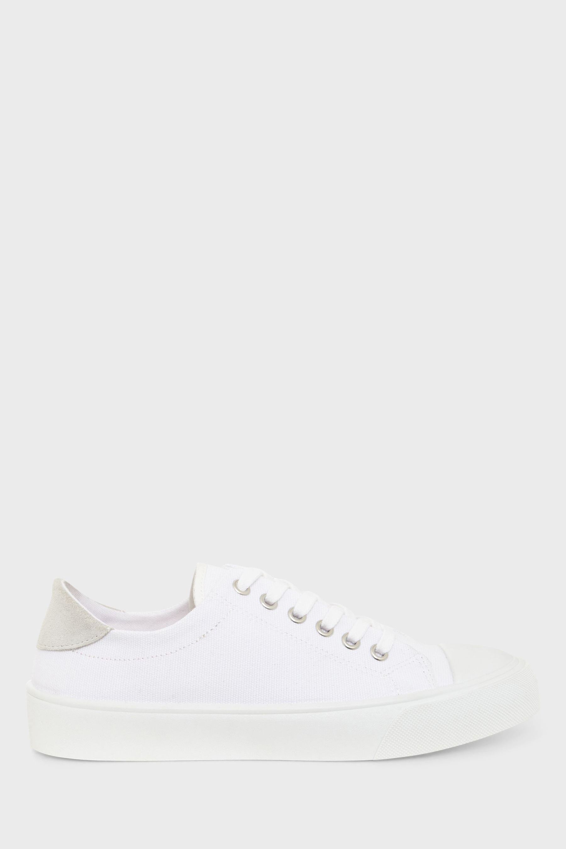 Next white plimsolls hotsell
