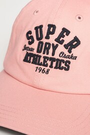 Superdry Pink Graphic Baseball Cap - Image 3 of 3