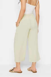 PixieGirl Petite Natural Utility Wide Leg Cropped Trousers - Image 4 of 5
