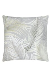 Evans Lichfield Green Palma Botanical Outdoor Cushion - Image 1 of 4