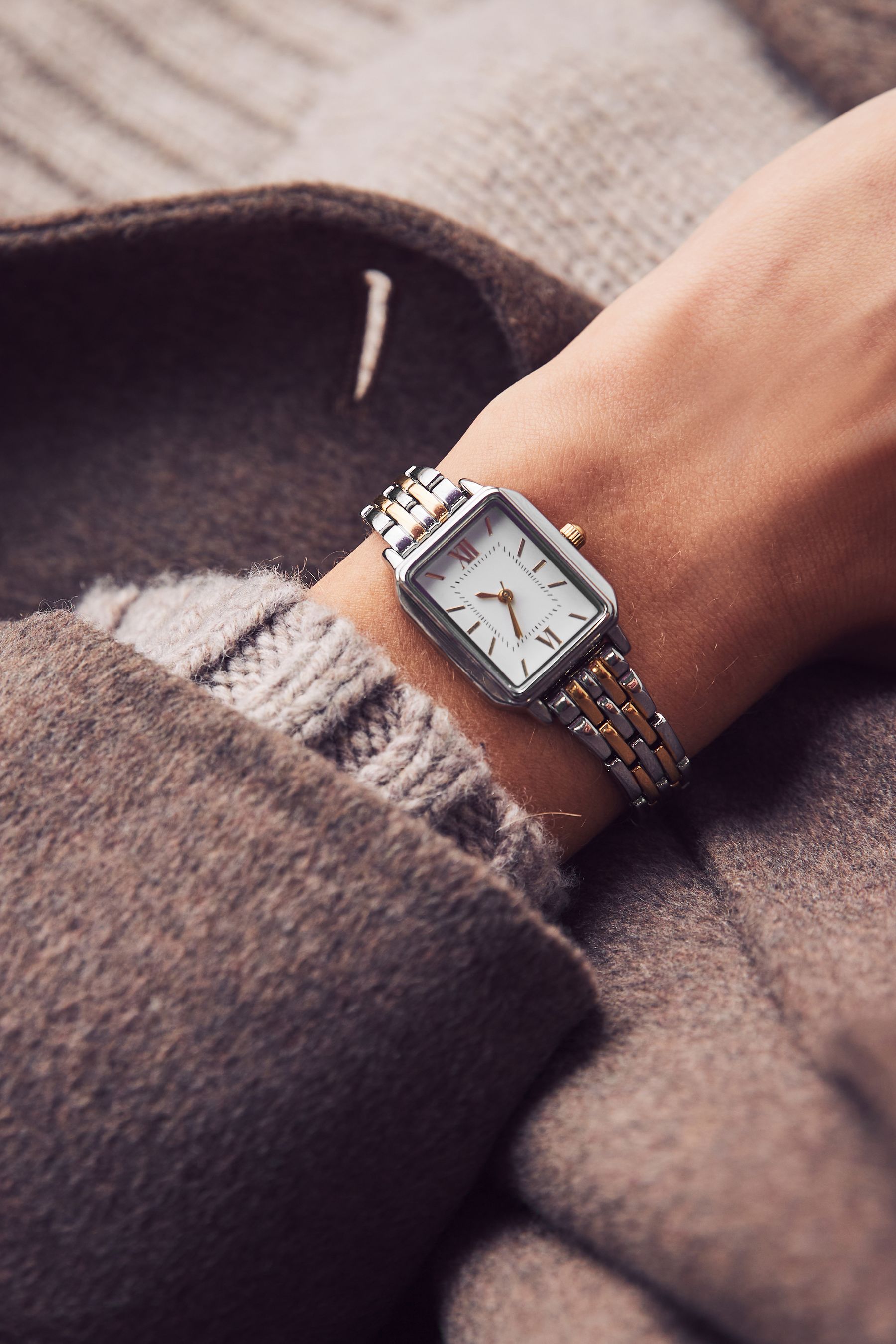 Next silver watch on sale