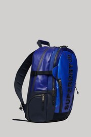 Superdry Blue Tarp Rucksack Bag - Image 3 of 4