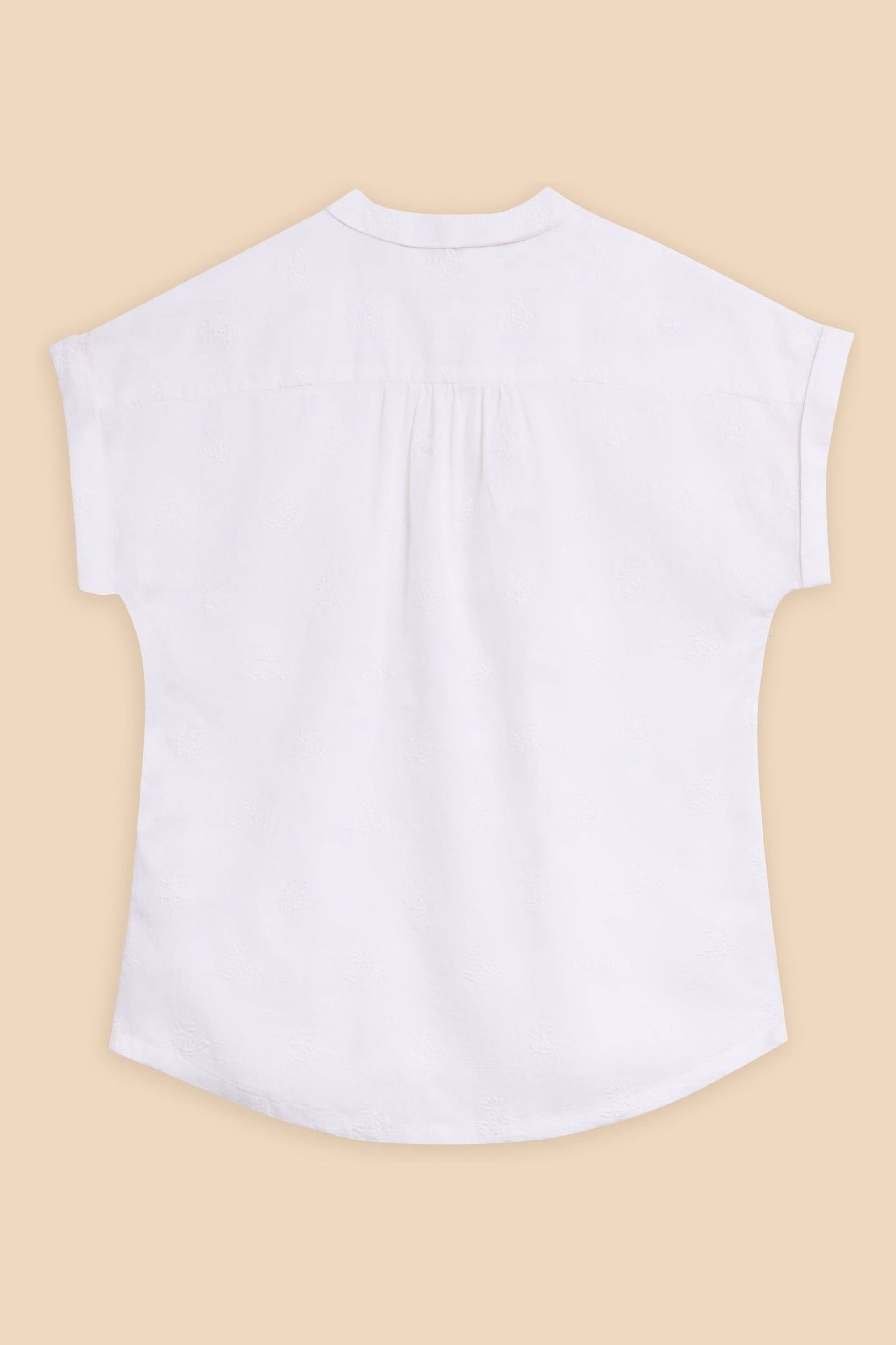 White Stuff White Embroidered Ellie Shirt - Image 6 of 7