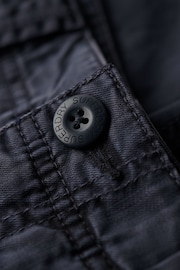 Superdry Blue 100% Cotton Core Cargo Shorts - Image 6 of 6