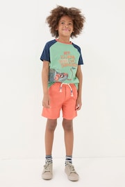 FatFace Orange Studland Pull On Shorts - Image 1 of 4