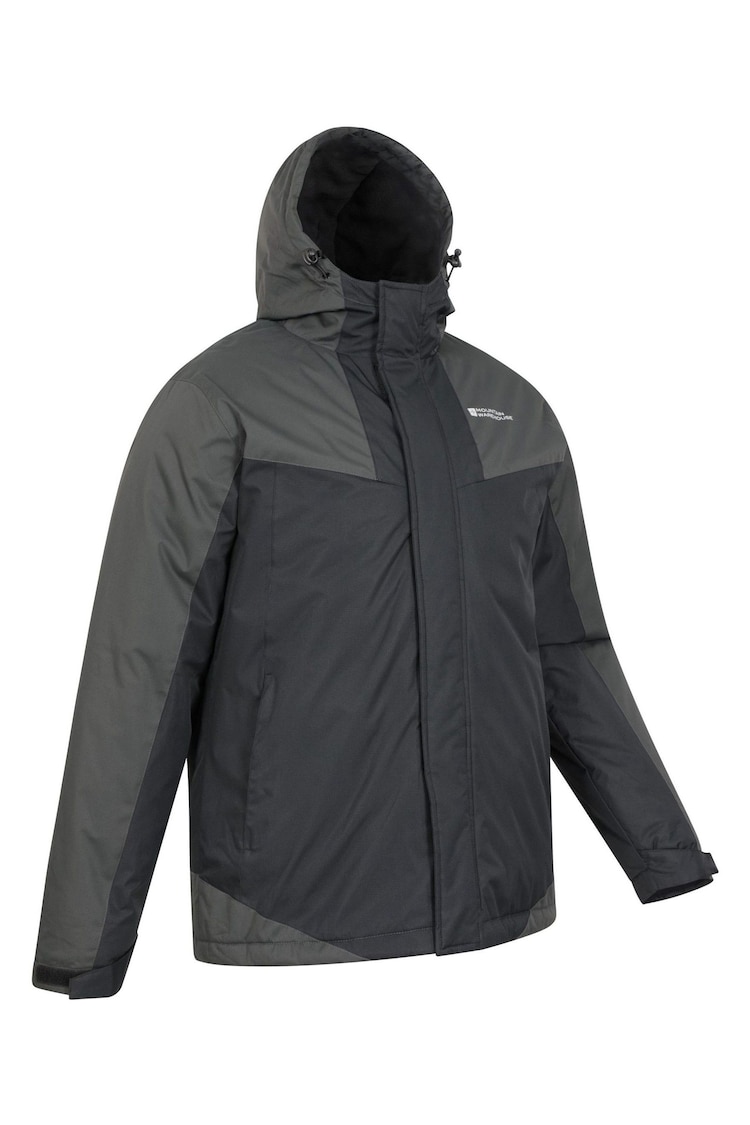 Mountain Warehouse Black Dusk III Mens Water Resistant Ski Jacket - Image 2 of 5