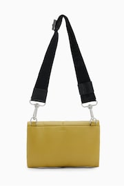 AllSaints Green Ezra Quilt Cross-Body Bag - Image 5 of 7