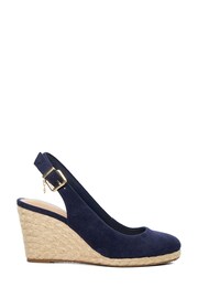 Dune London Blue Cadies Slingback Espadrilles - Image 1 of 4