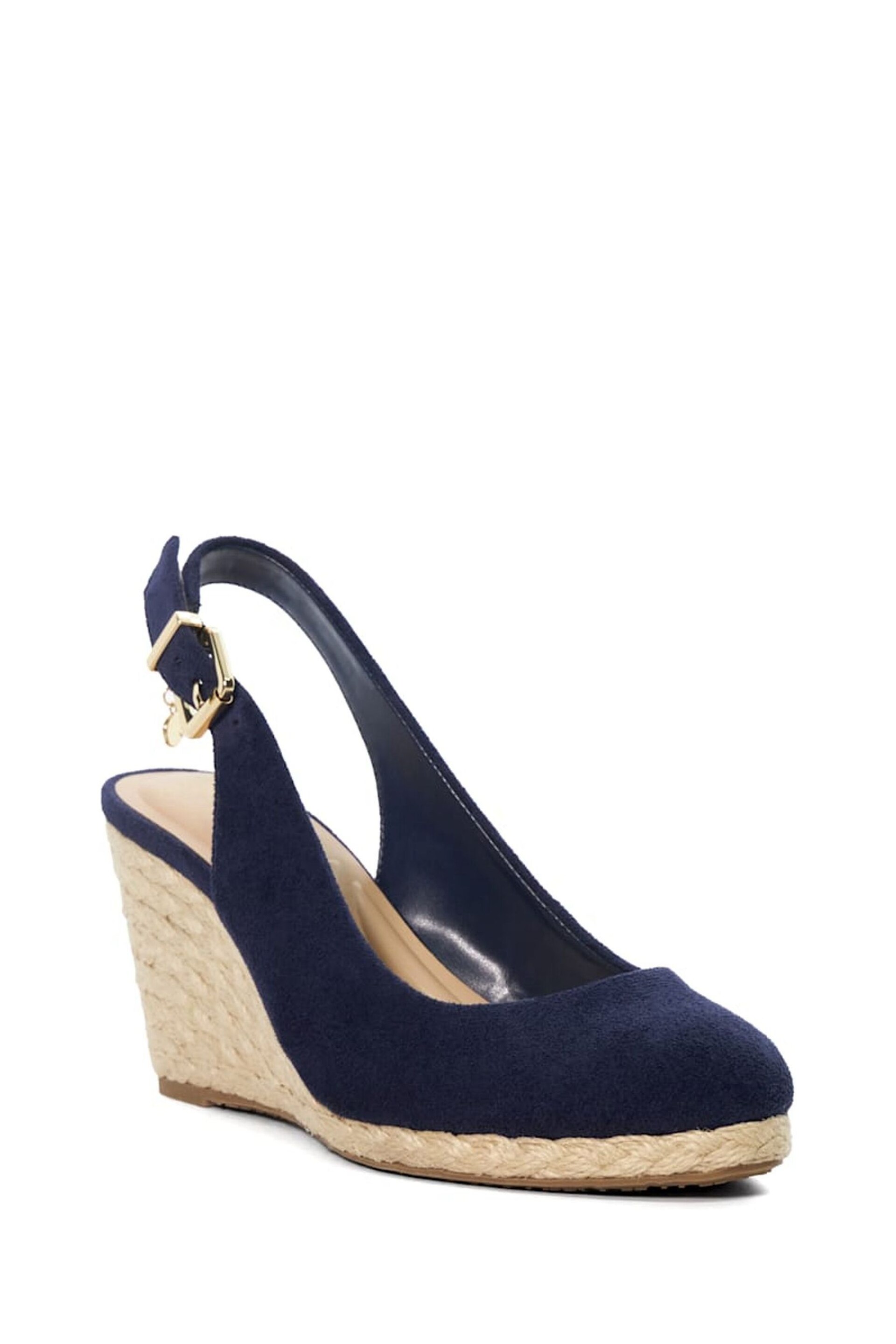 Dune London Blue Cadies Slingback Espadrilles - Image 2 of 4