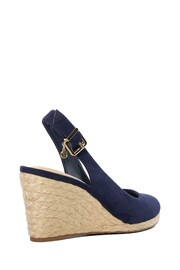 Dune London Blue Cadies Slingback Espadrilles - Image 3 of 4