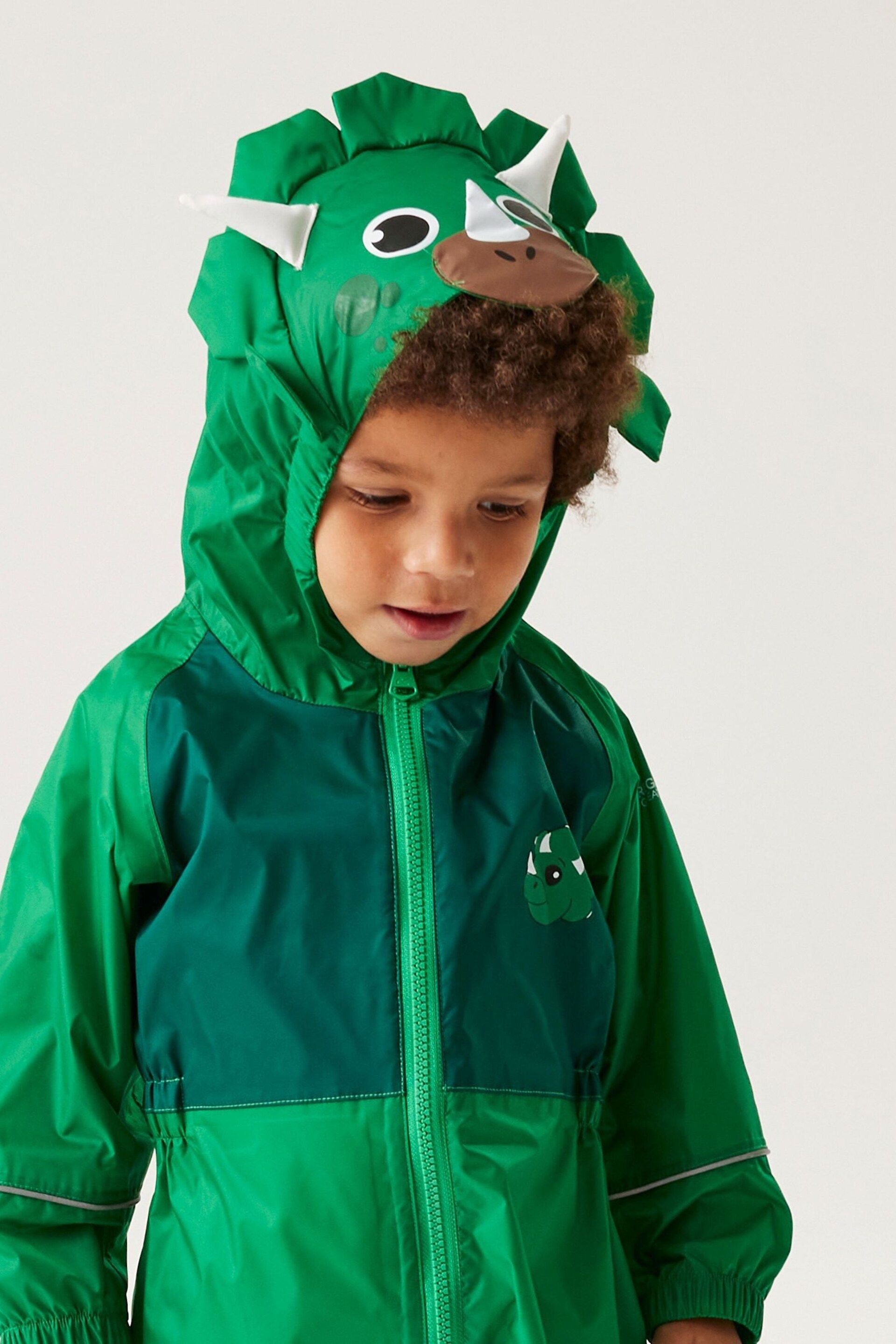 Regatta Green Charco Waterproof Puddlesuit - Image 4 of 4