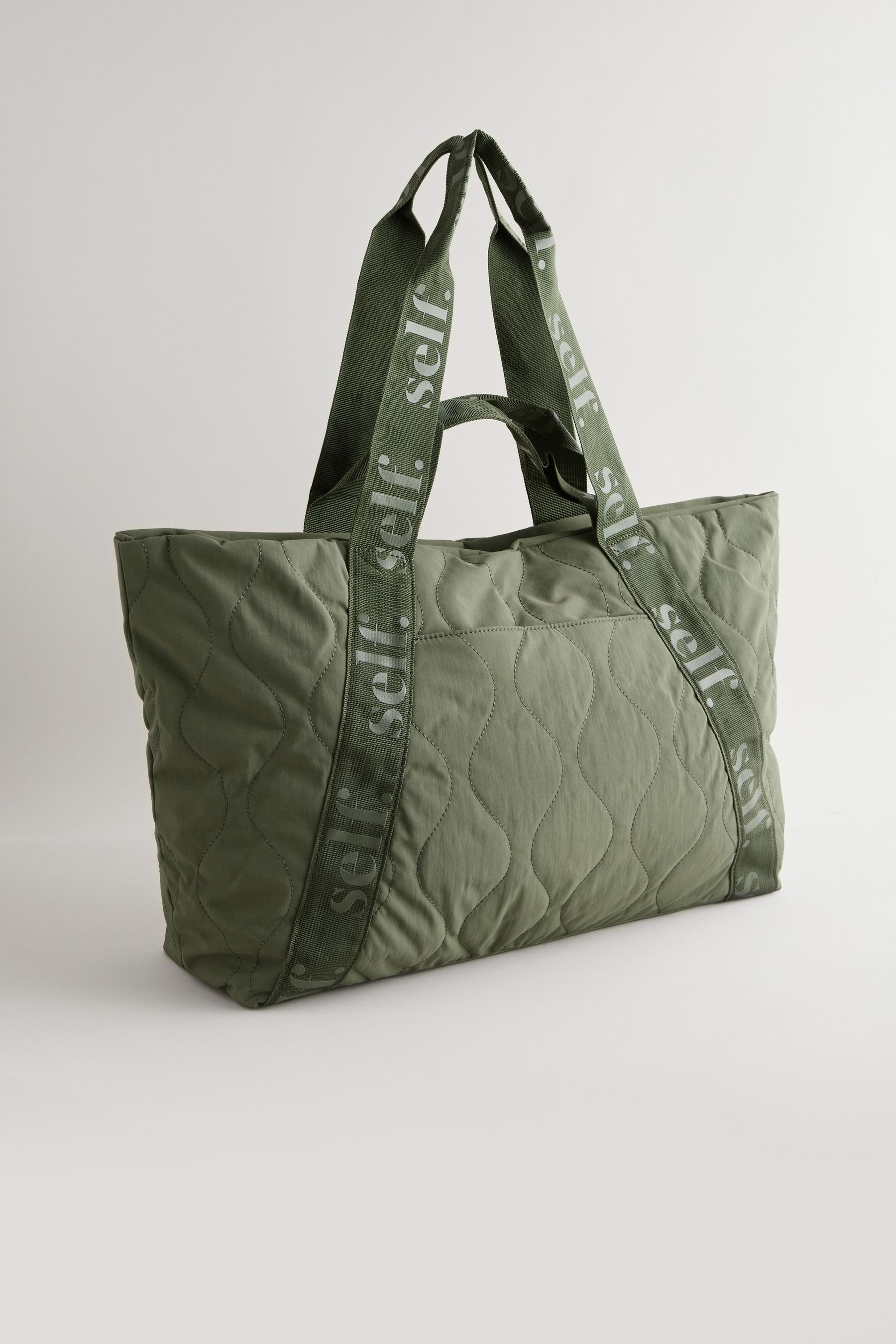 Padded nylon tote bag best sale