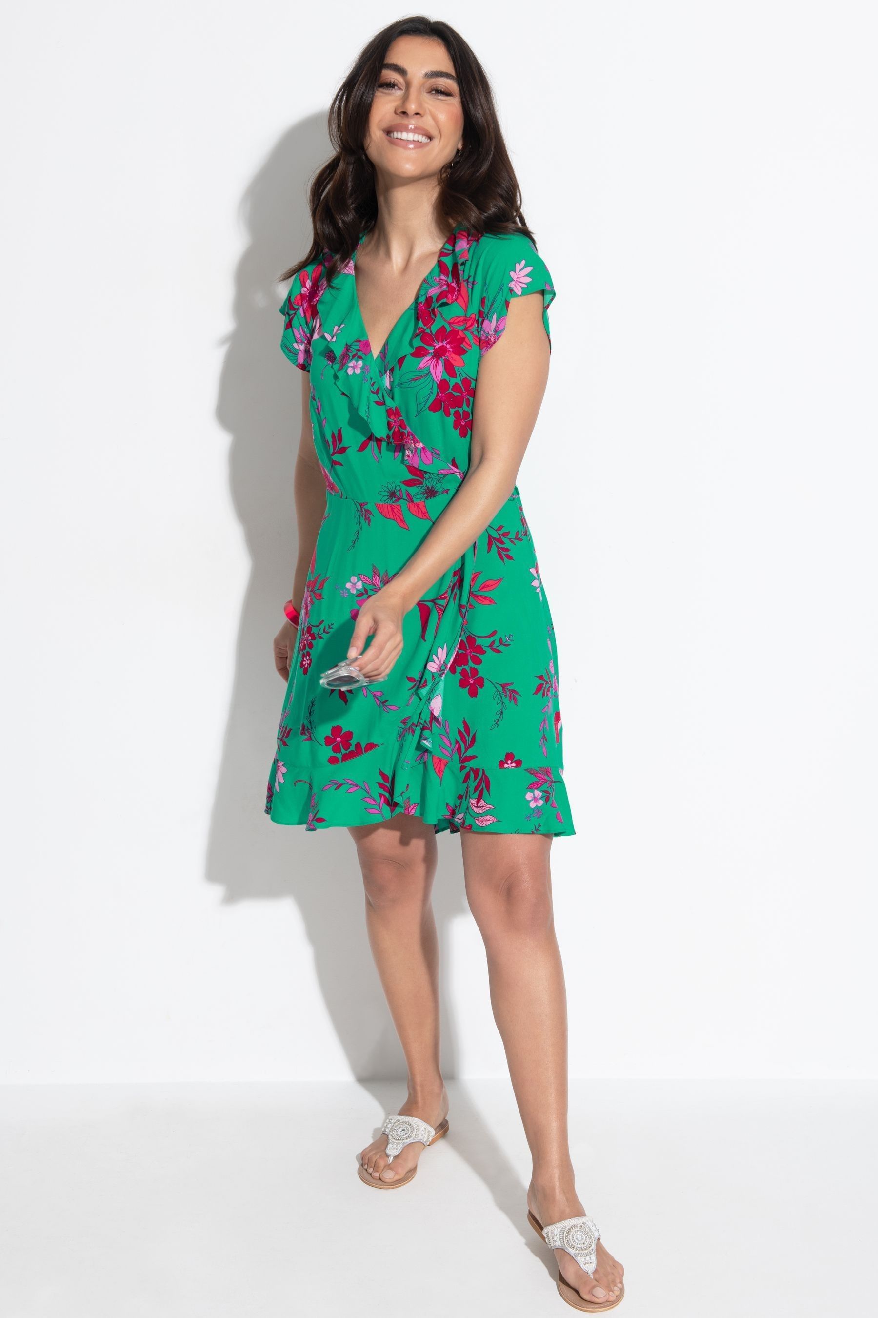 Wrap beach dress top