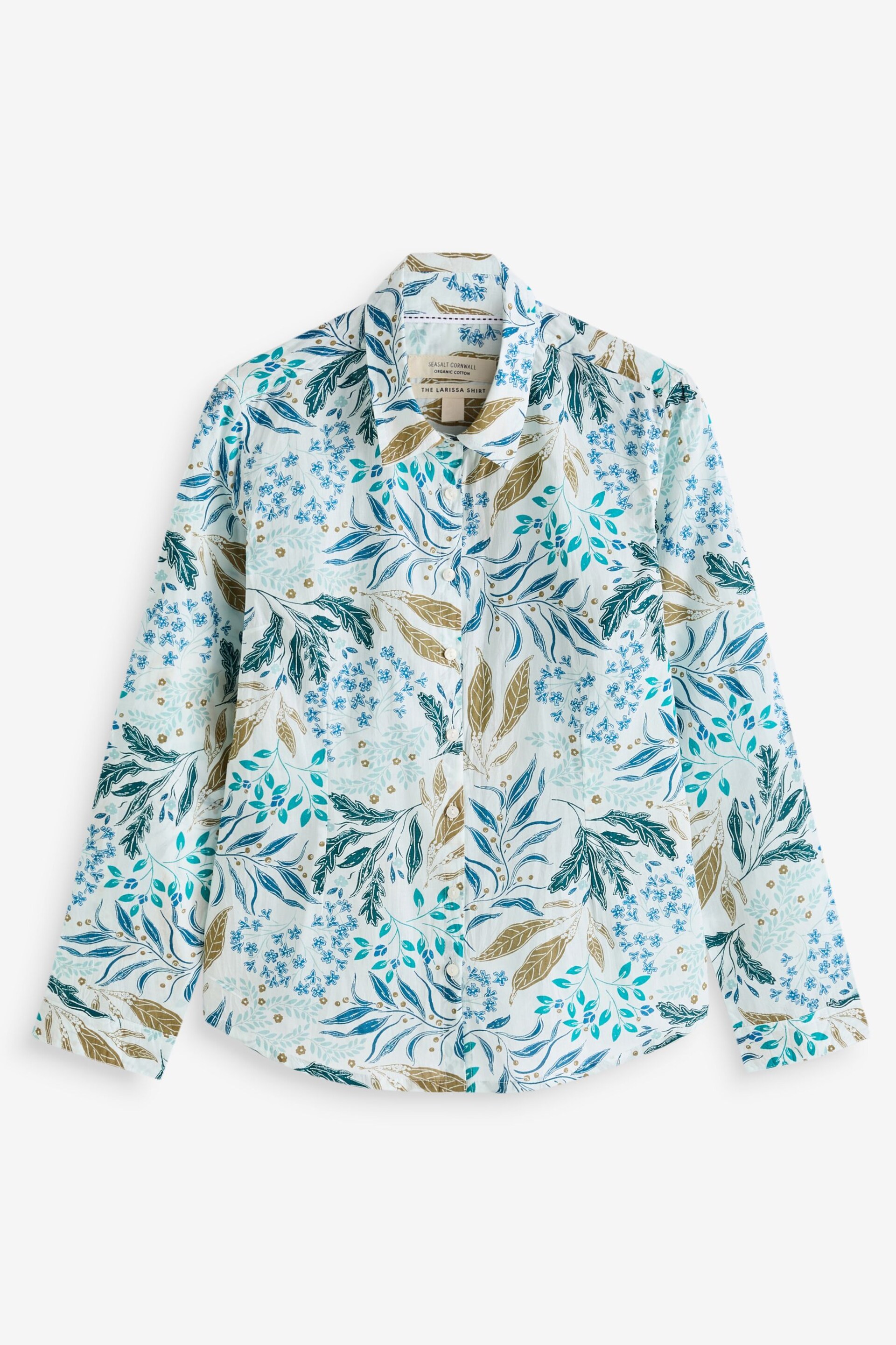 Seasalt Cornwall White Long Sleeve Scenery Shirt - Image 1 of 1