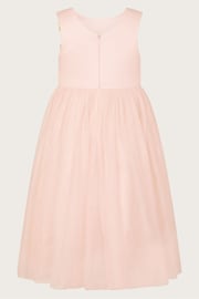 Monsoon Pink Sunflower Scuba Dress - Image 3 of 4