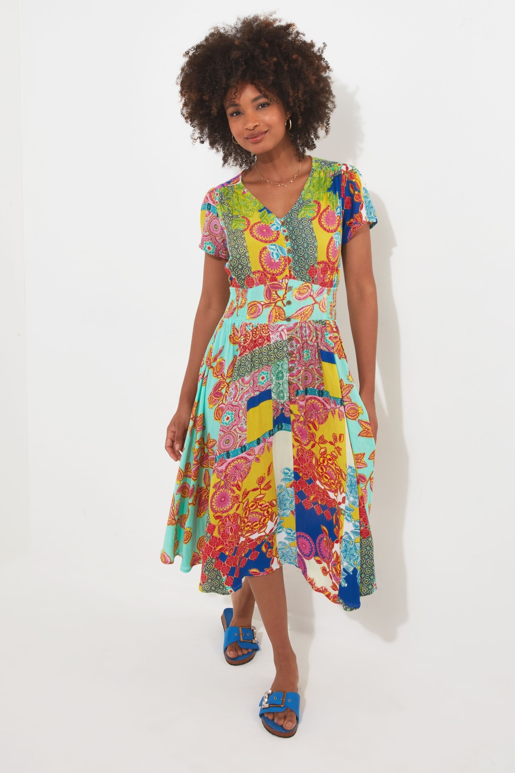 Next patchwork dress hotsell