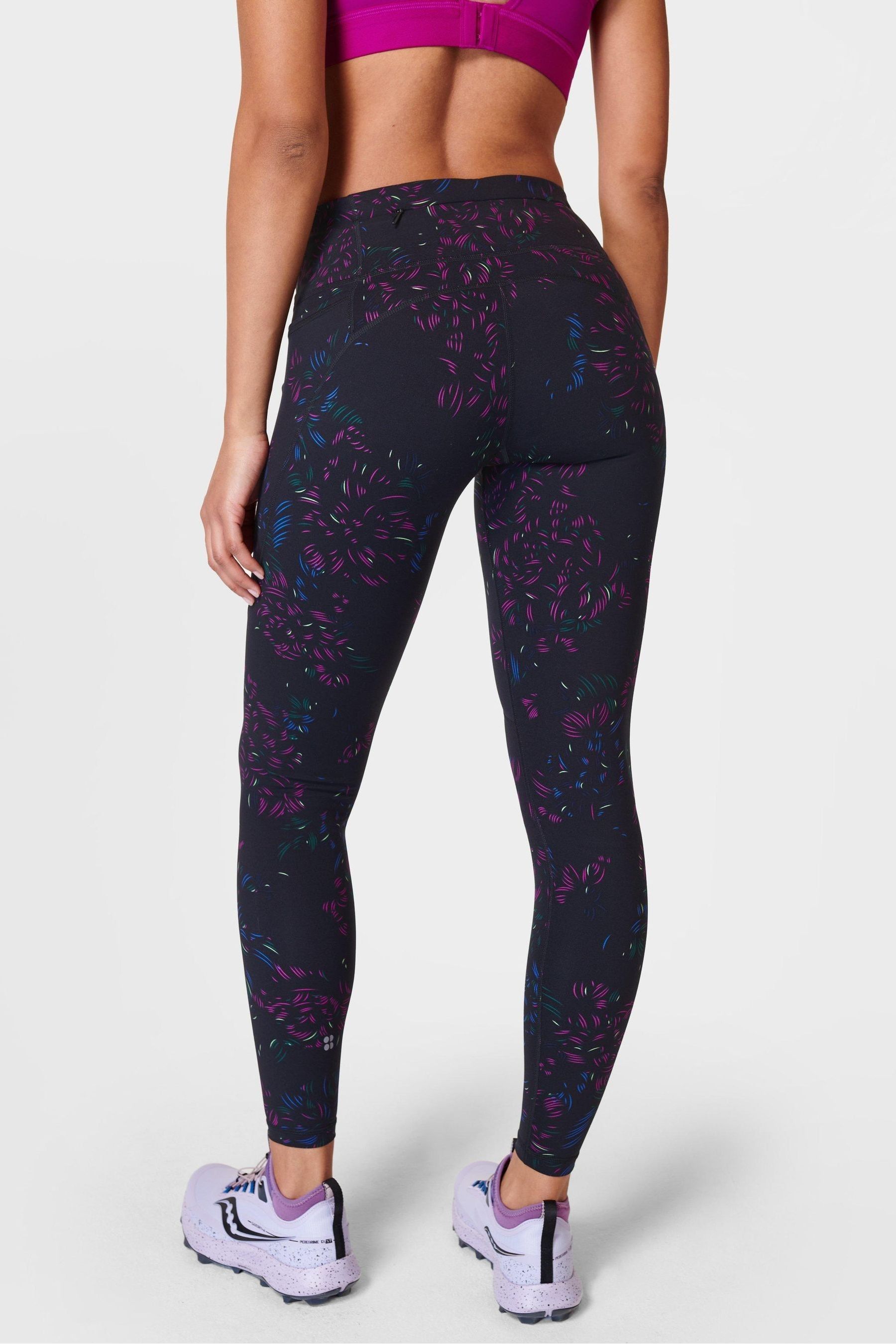 Floral workout leggings sale