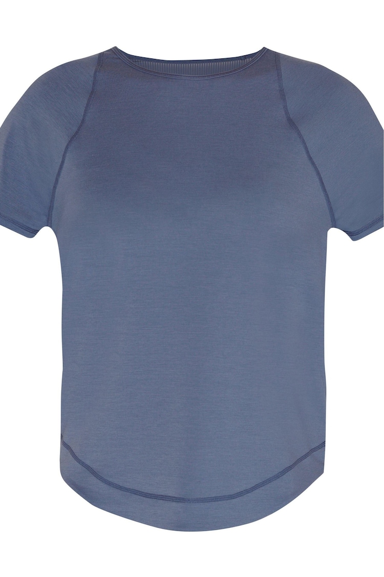 Sweaty Betty Endless Blue Breathe Easy T-Shirt - Image 7 of 7