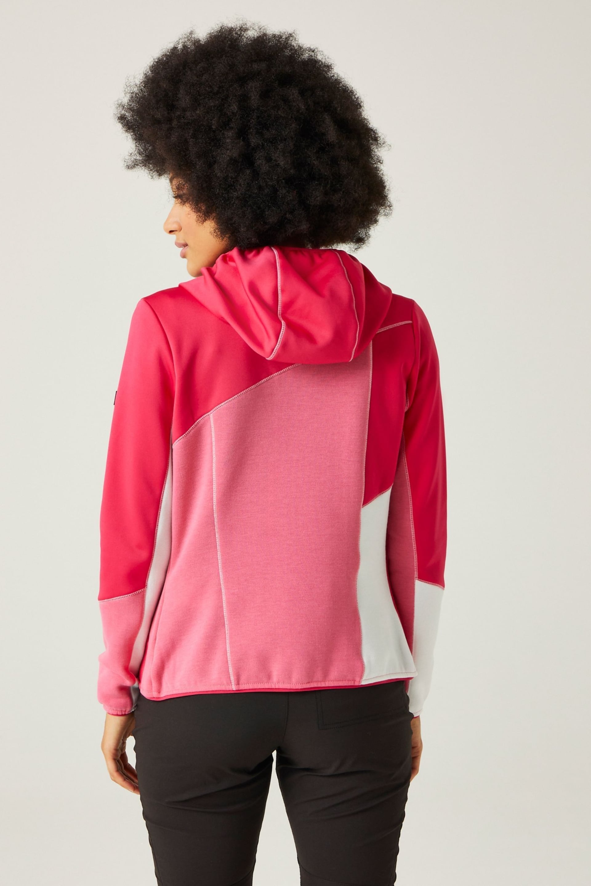 Regatta Pink Walbury VII Full Zip Hooded Fleece - Image 3 of 9