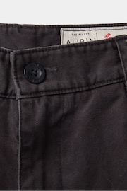 Aubin Caistor Utility Black Cotton Canvas Trousers - Image 8 of 10