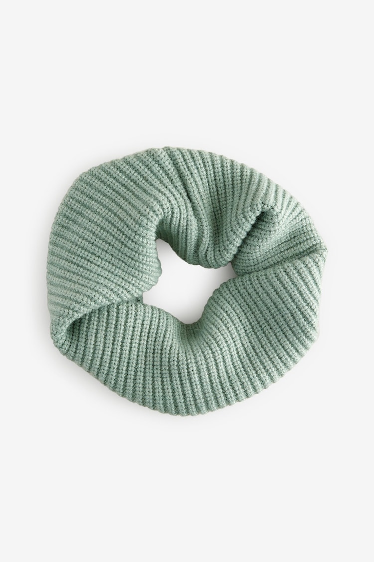 Sage Green Knitted Snood (1-16yrs) - Image 1 of 2