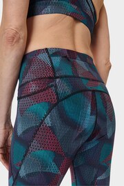 Sweaty Betty Grey Gradient Shapes Print Full Length Power Workout Leggings - Image 7 of 9