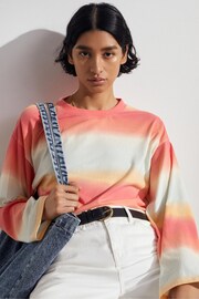 Hush Oversized Keriah Ombre 100% Cotton T-Shirt - 圖片 1/6