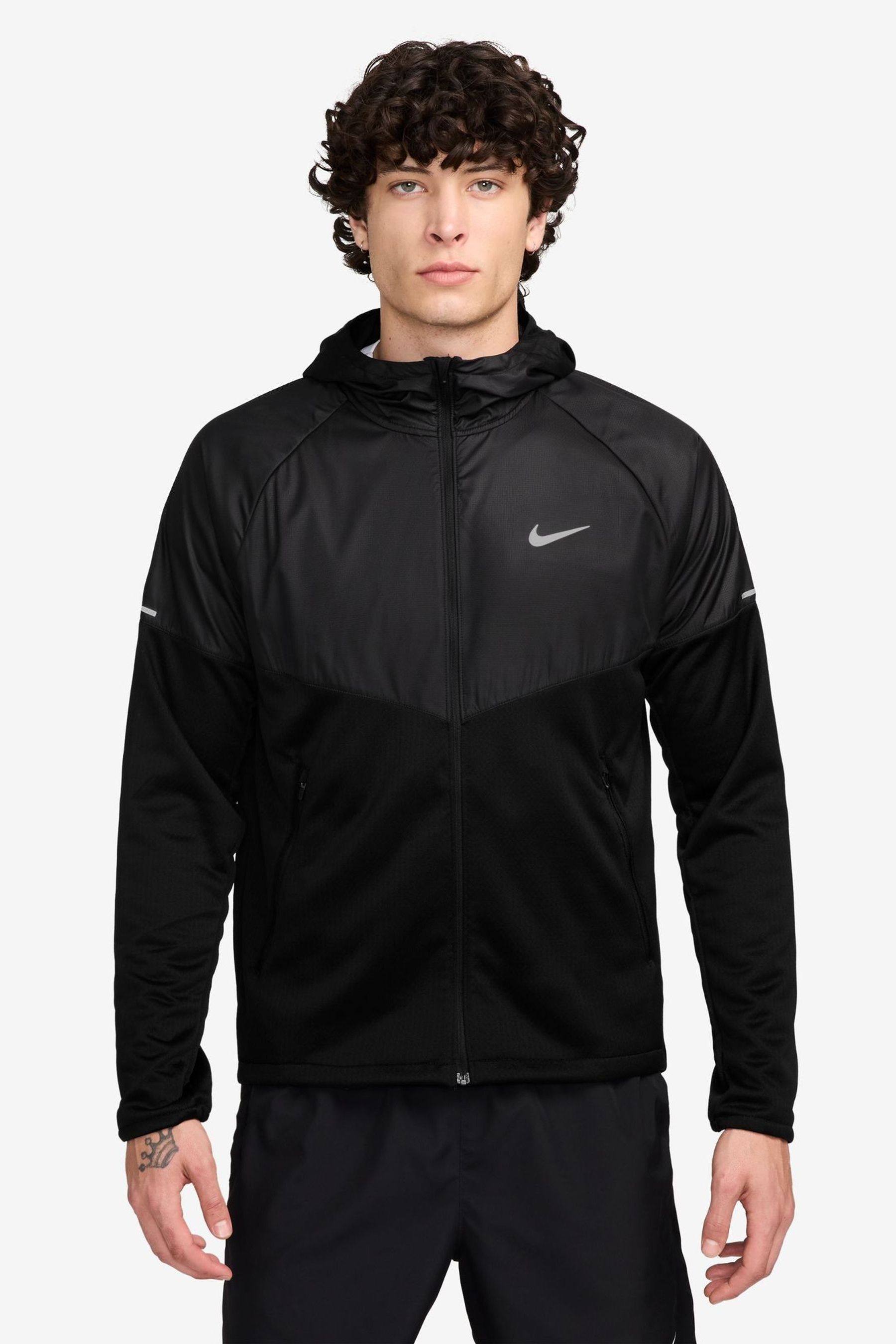 Buy Nike Black Sphere Miler Therma FIT Running Jacket from Next Ireland