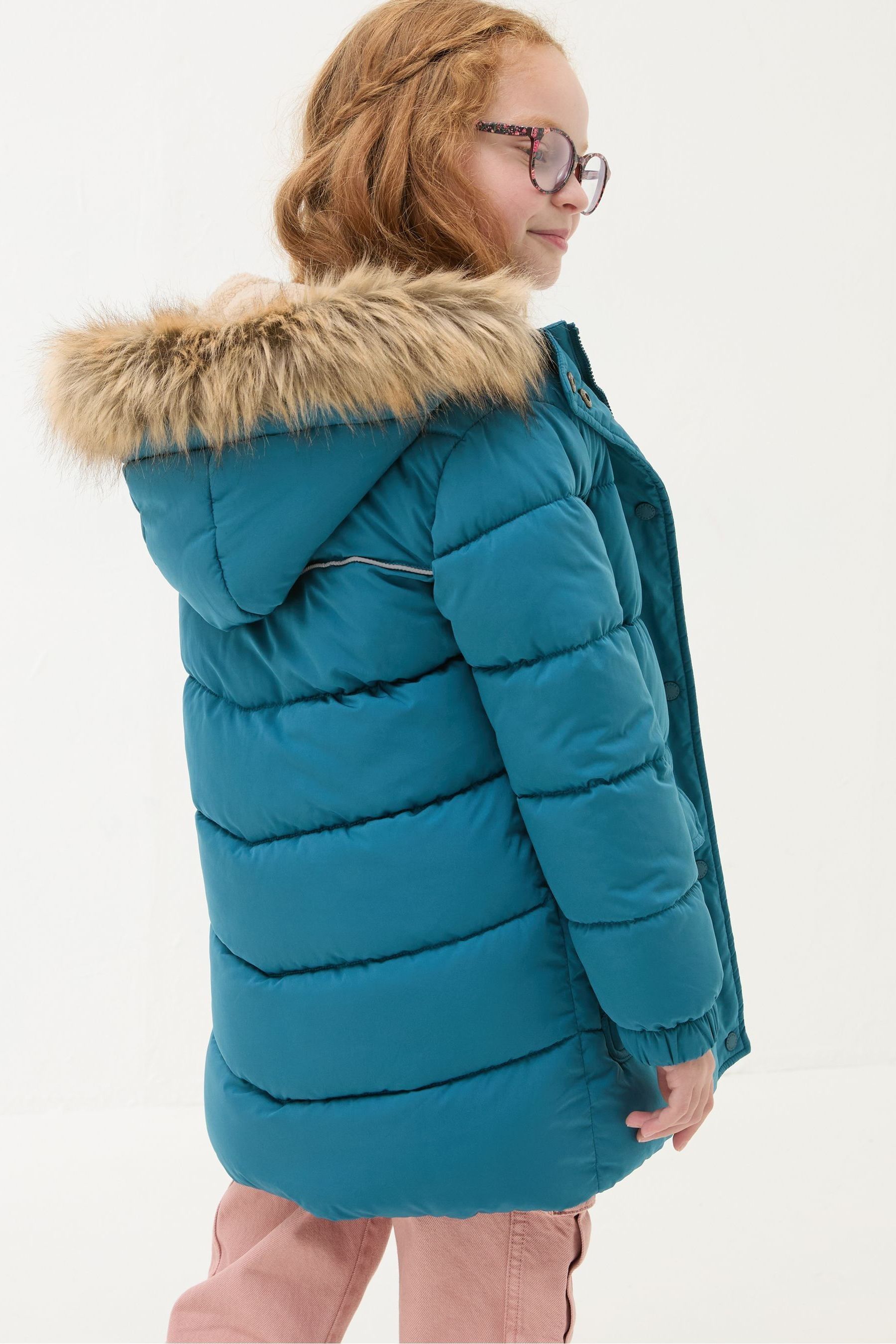 Longline padded parka hot sale