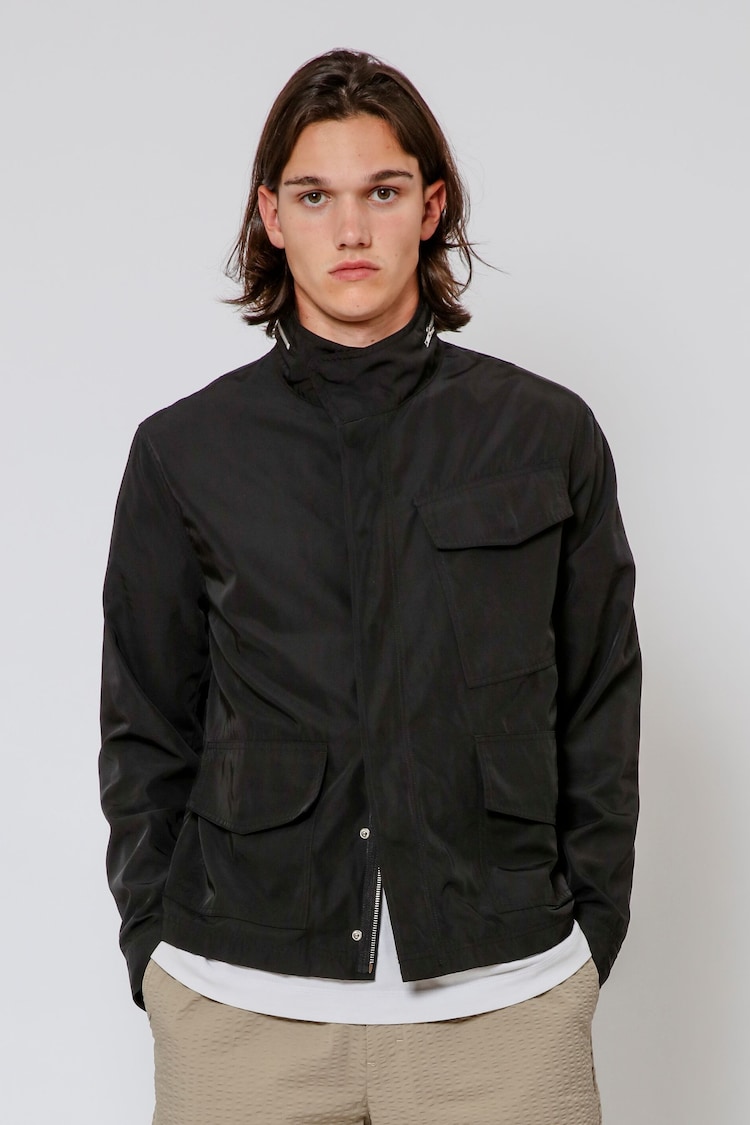 Religion Black Utility Jacket - Image 1 of 4