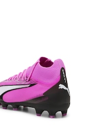 Puma Pink Unisex Kids Ultra Pro Fg/Ag Football Boots - Image 6 of 6