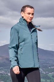 Mountain Warehouse Green Vancouver Ultra-Lightweight Womens Waterproof Jacket - Image 1 of 5