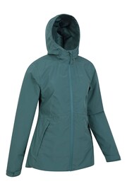 Mountain Warehouse Green Vancouver Ultra-Lightweight Womens Waterproof Jacket - Image 3 of 5