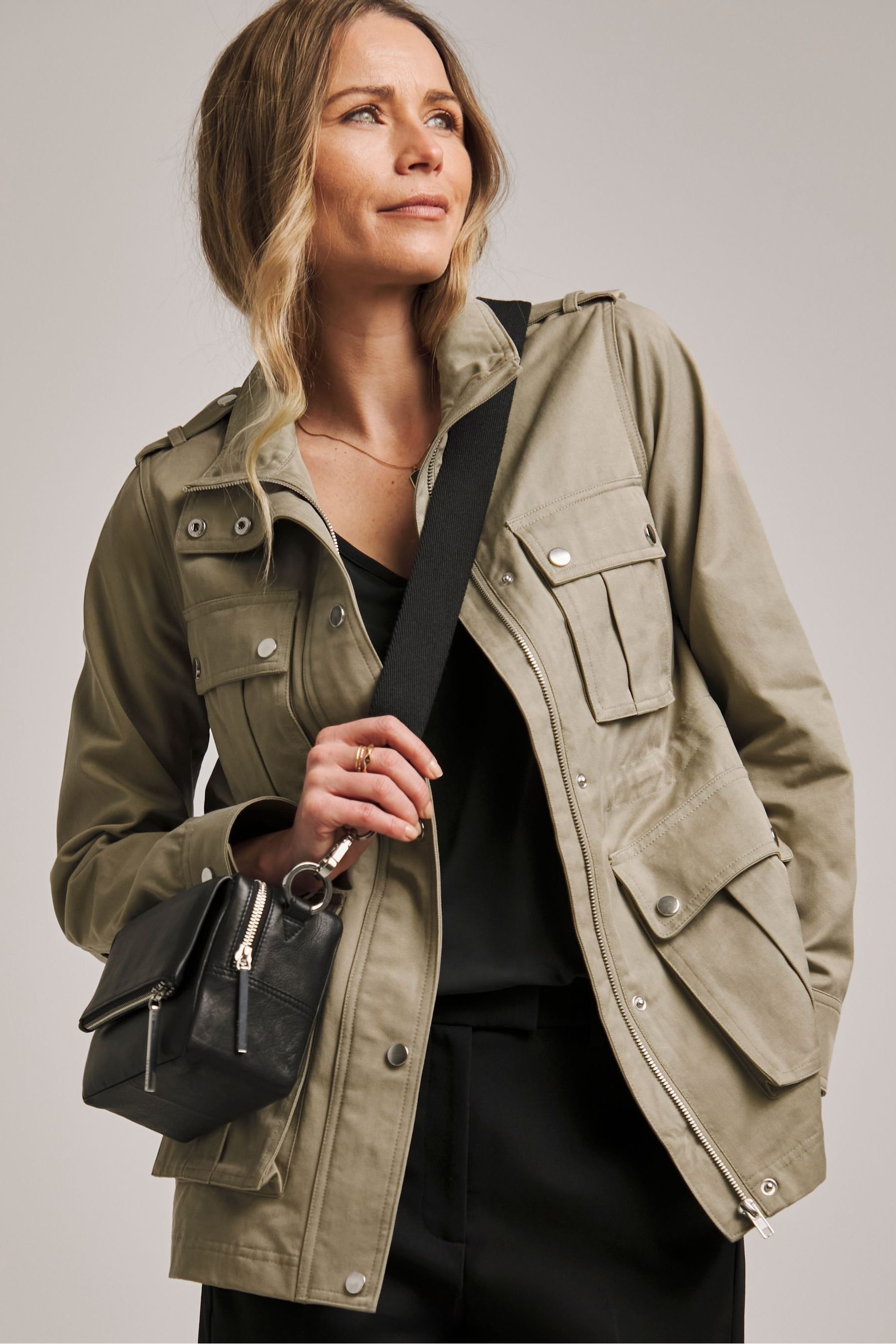 Buy JD Williams Green Anthology Tencel Utility Jacket from Next Malta