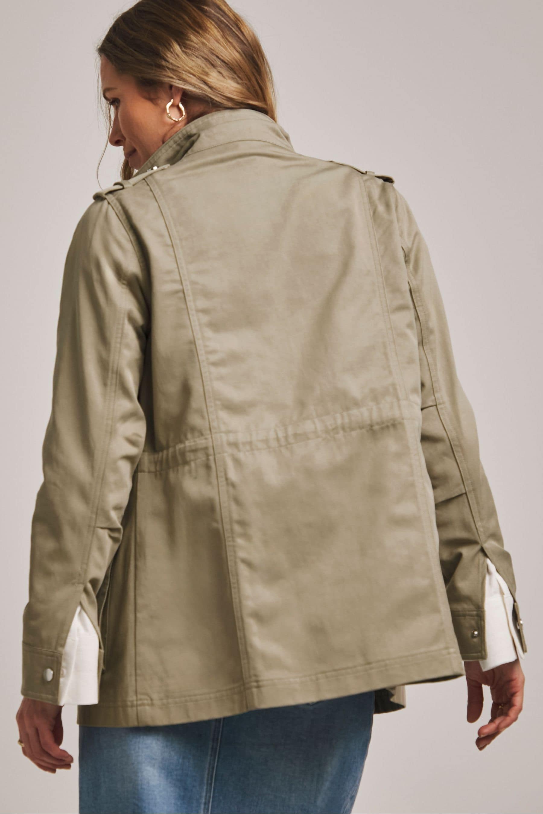 Buy JD Williams Green Anthology Tencel Utility Jacket from Next Malta