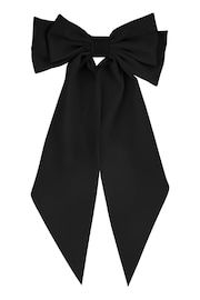 Jon Richard Black Satin Bow - Image 1 of 1