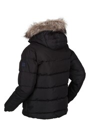 Regatta Black Parkes Faux Fur Lined Hood Jacket - Image 7 of 7