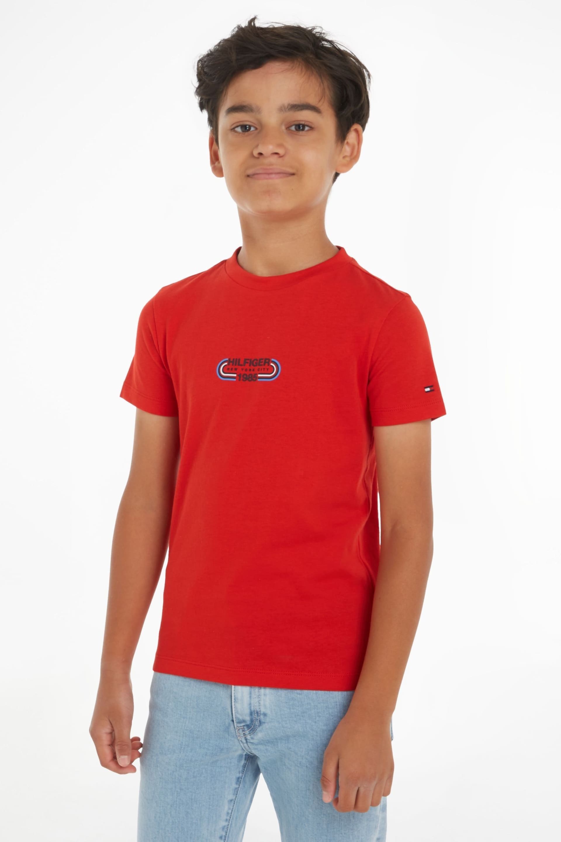 Tommy Hilfiger Hilfiger Track T-Shirt - Image 1 of 6