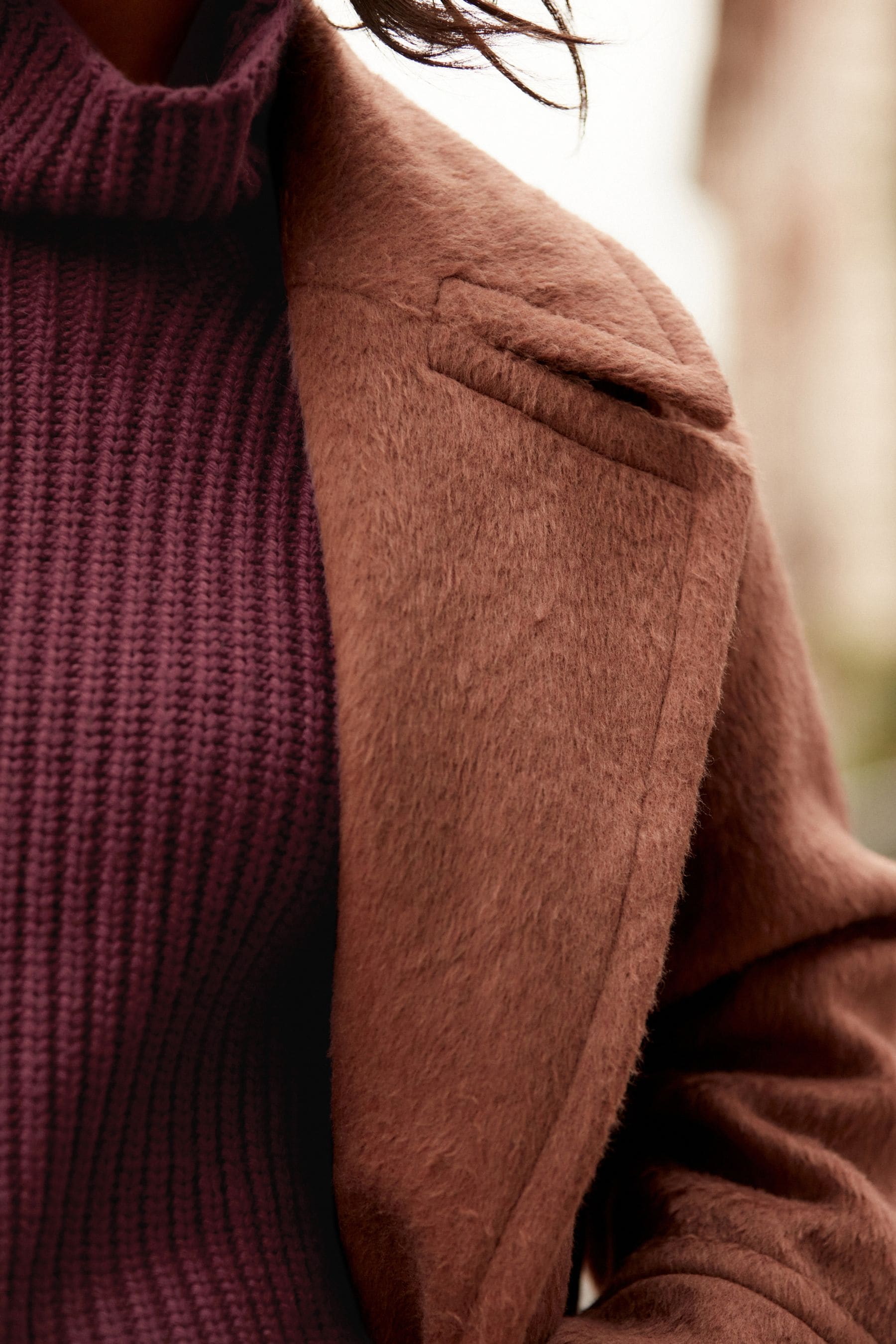 Buy Overcoat with Revere Collar Next Ukraine