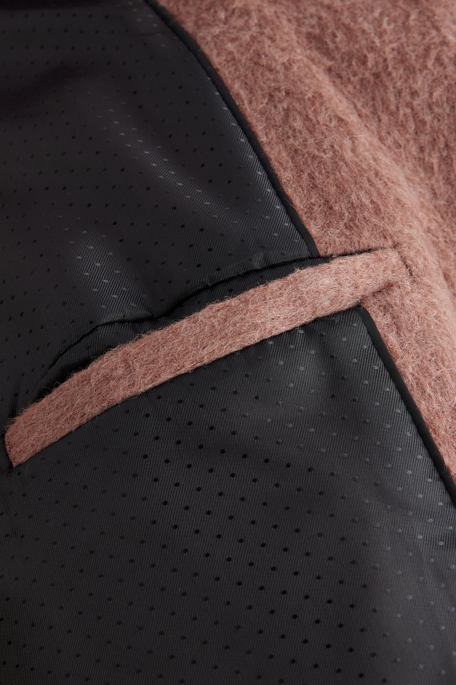 Buy Rose Pink Overcoat with Revere Collar from Next Luxembourg