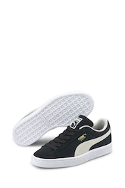 Puma Black Suede Classic XXI Youth Trainers - Image 3 of 7