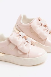 River Island Girls Velcro Bow Trainers - 圖片 4，共 4